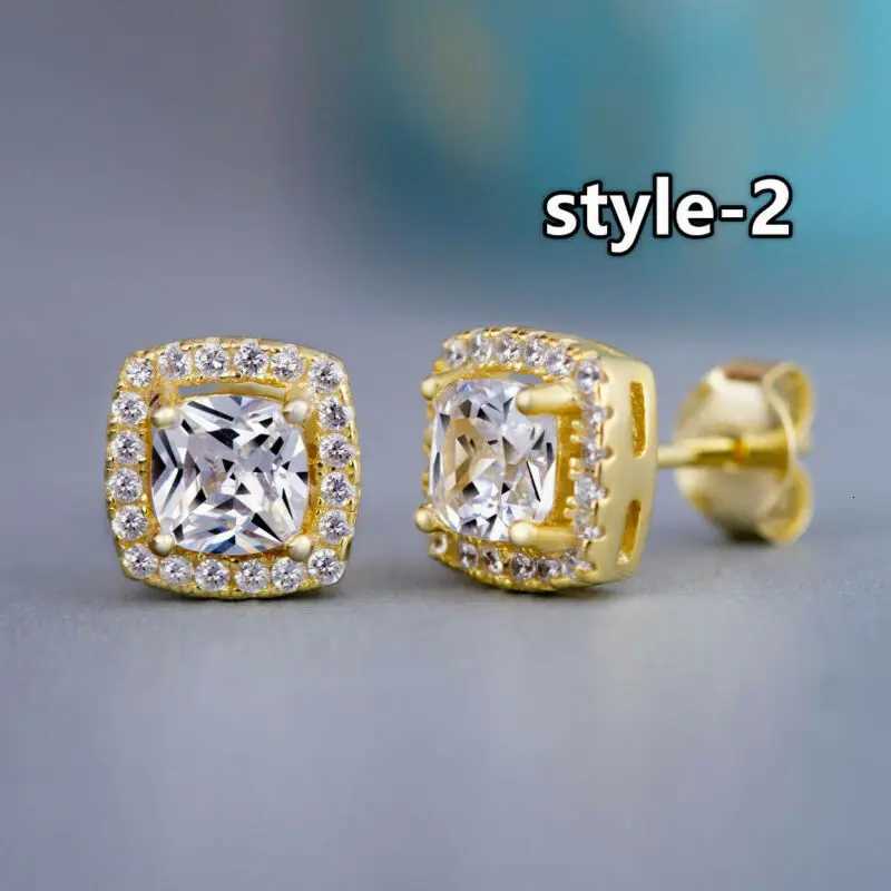 Huitan Fashion Geometric Women Stud Earrings Cubic Zirconia for Wedding Party Daily Wearable Fashion Jewelry Hot Dropshipping XJ250718