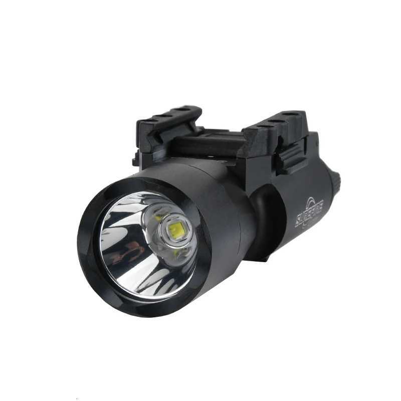 Tactical X300 Ultra Metal D Flashlight Surir X300U-A Handgun Torch Hunting Weapon Light 600 lumens White Lighting Pistol Lamp XJ250718