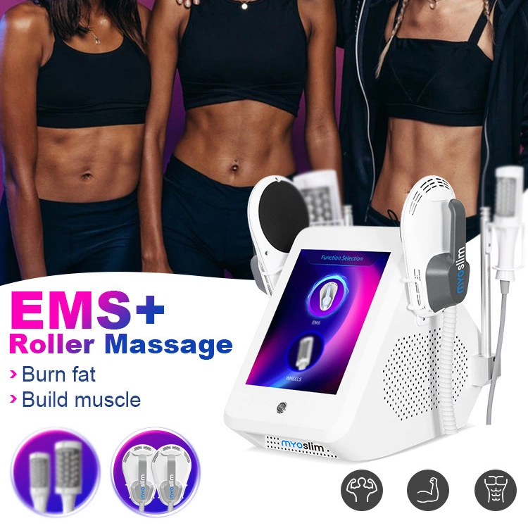 MYOSLIM EMS Roller 360 Degree Inner Ball Roller Infrared Vacuum Massage 2 IN 1 Machine For Body Slimming Cellulite Reduction Fat Removal