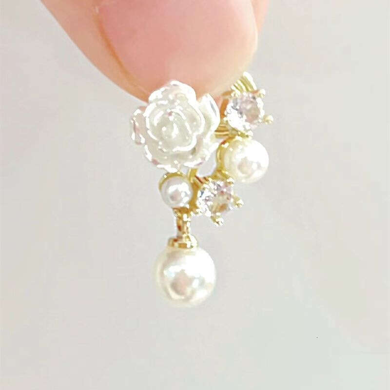 Qingqing Zi Jin Gentle Temperament Ear Clips No Piercing Female Niche Design Ancient Versatile Earrings Chinese Style