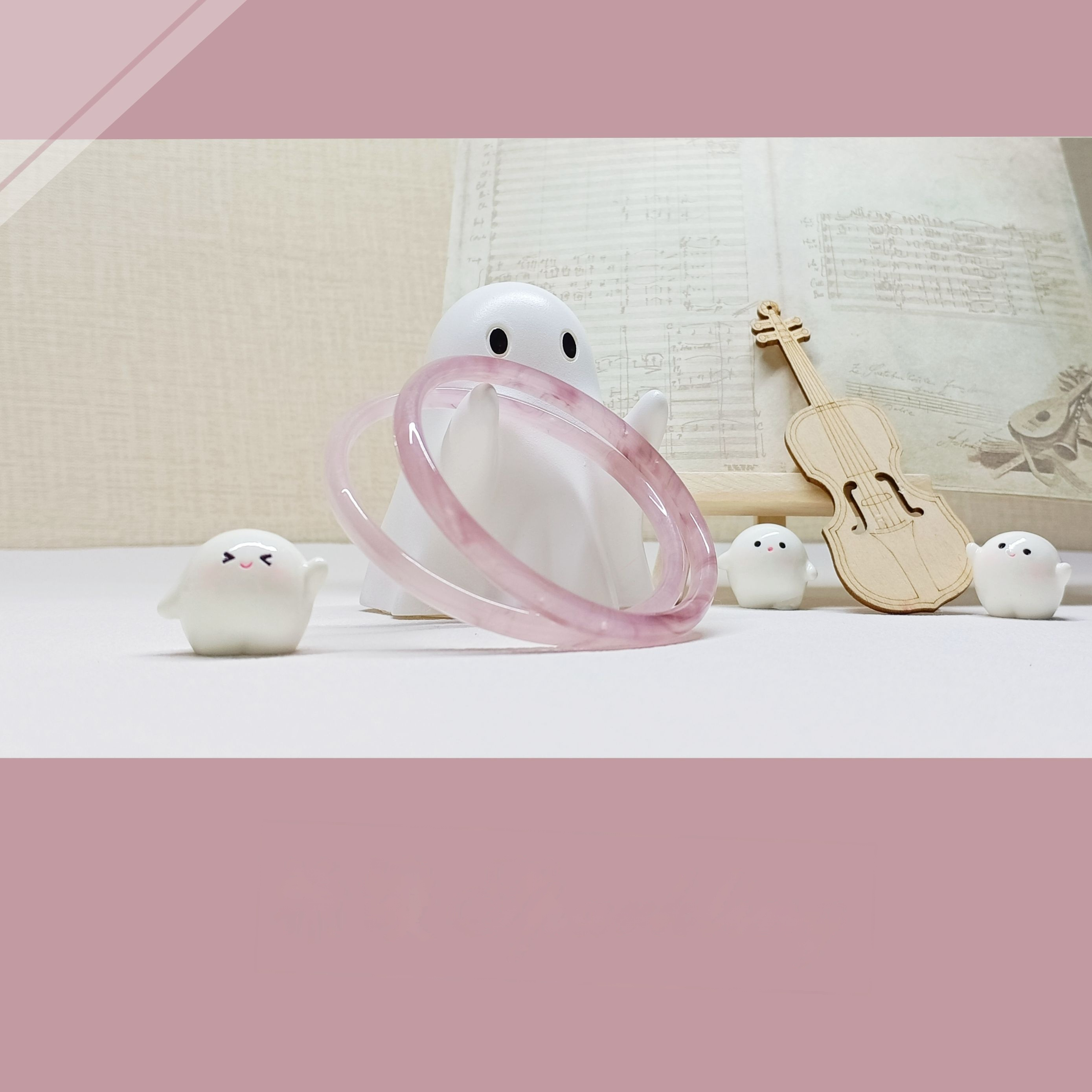 Xiling Original Design "Jingling Bells, Luo Shen" Glazed Glass Artistic Jewelry