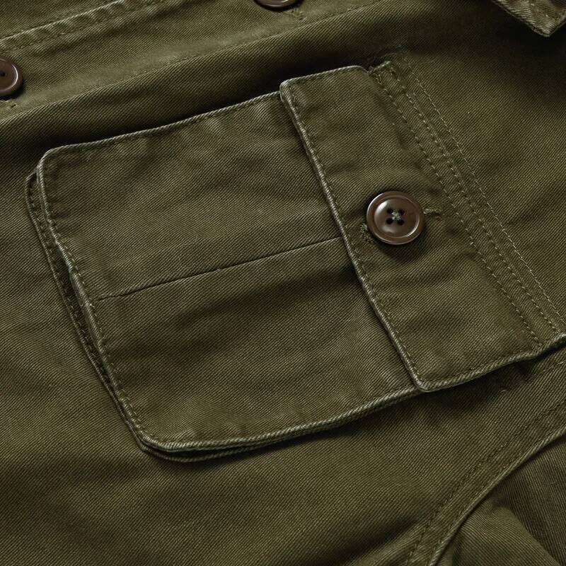 American Retro Four-Pocket Lapel Work Men's Military Style Spring And Autumn Casual Multi-Pocket Hunting Jacket