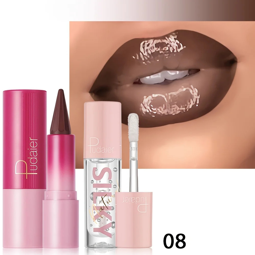 Silky Smooth Lipstick Nourishing Lip Oil Set - Create Versatile Stunning Looks with Long-Lasting Hydration - Ideal for Effortl 250717