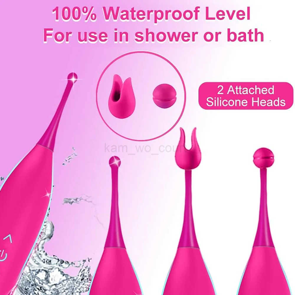 Female Sex Toy Vibrator Powerful Vibration Deeldo Dildo Clitoris Nipple Teasing Vaginal Stimulator Couple Adult Supplies Sexshop M250719