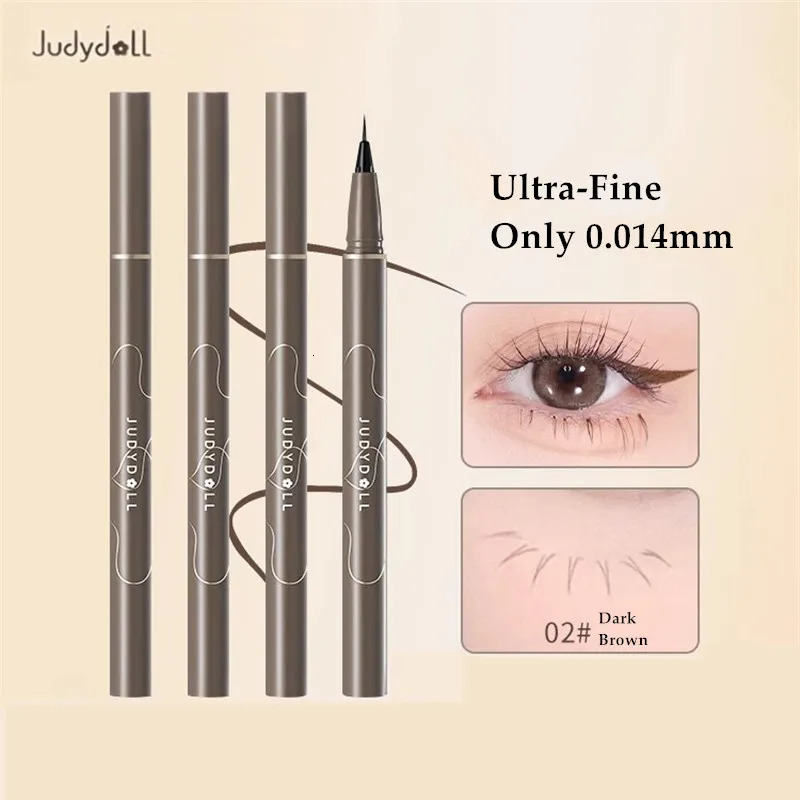 JUDYDOLL Liquid Eyeliner Waterproof Long Lasting Eye Liner Eyebrow Lower Lashes Pencil Quick Dry Not Bloom Natural Cosmetic Tool 250716