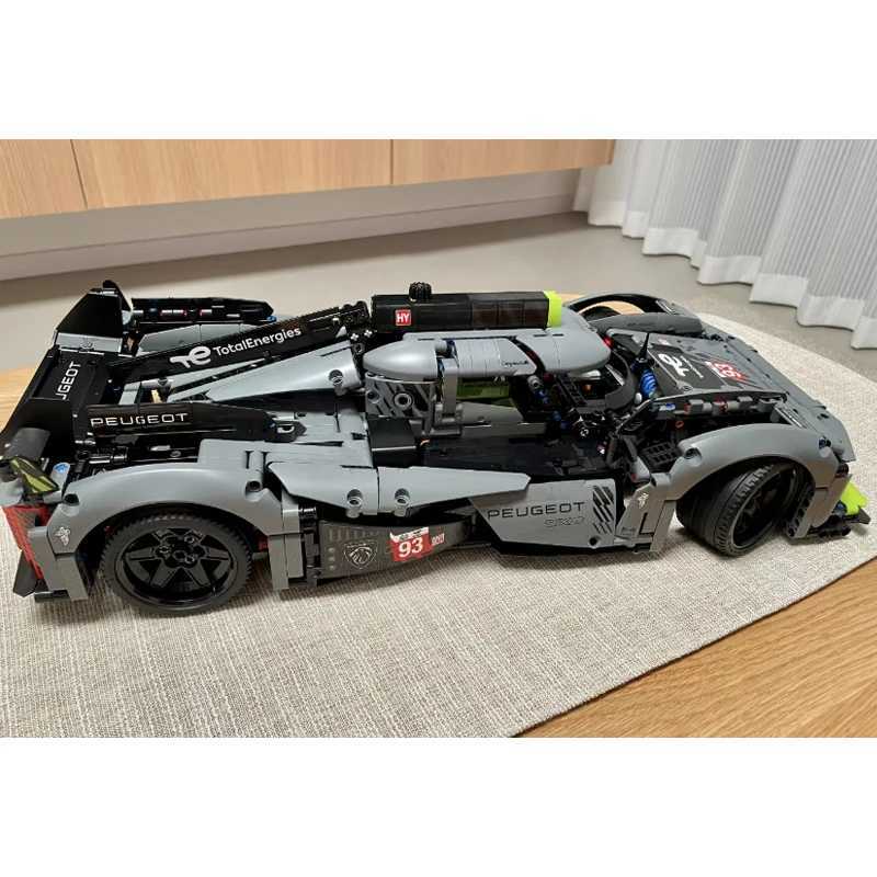 42156 Technical Peugeot 9X8 Mans Hybrid Hypercar Super Racing Car Building Blocks 1775Pcs Sports Car Gifts R250718