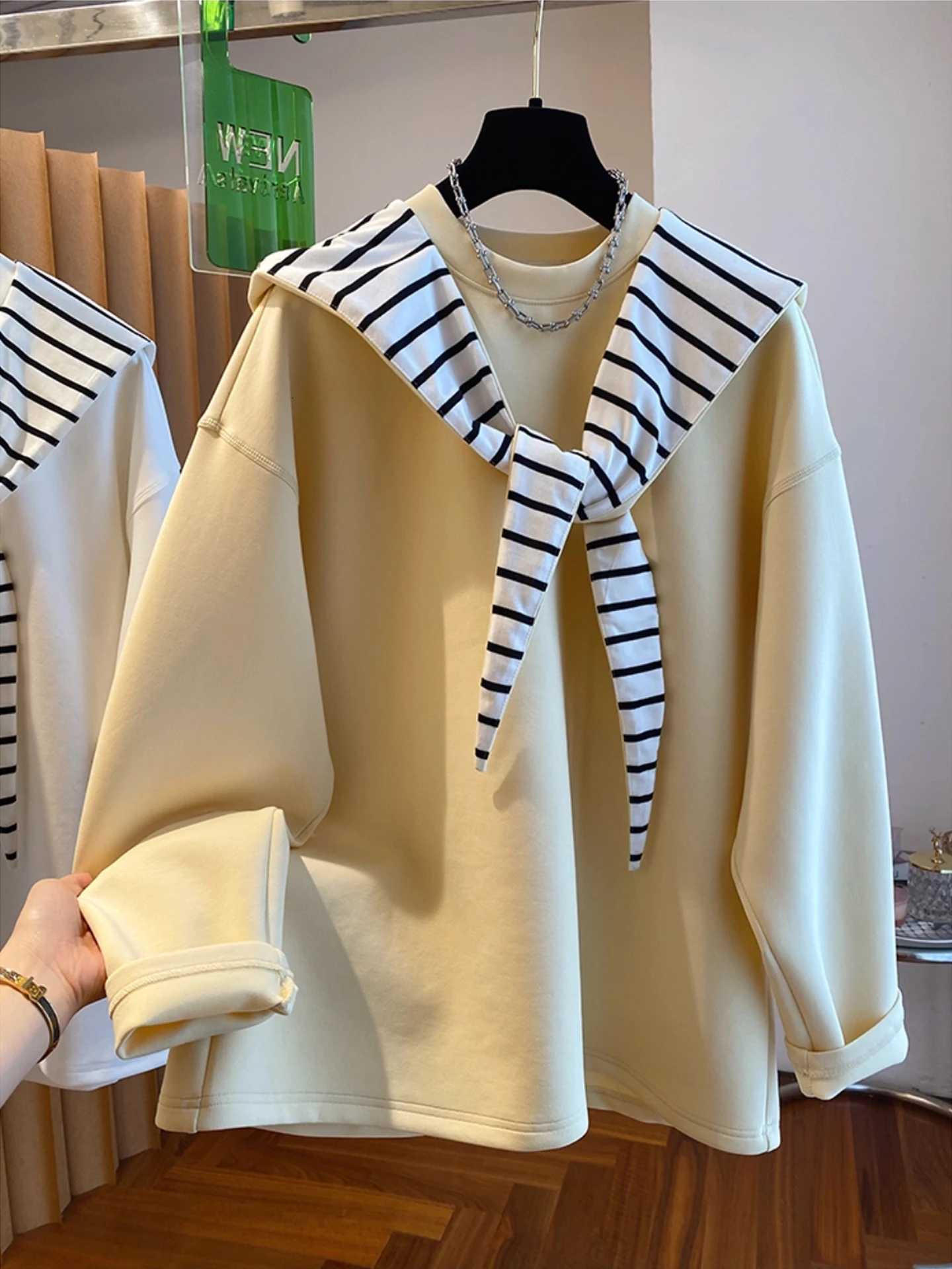 Women Loose Half Zip Hoodie Fashion Oversized Hoodies Casual Versatile Lazy Style Long Sleeve Sweatshirt Autumn Winter New Z250719