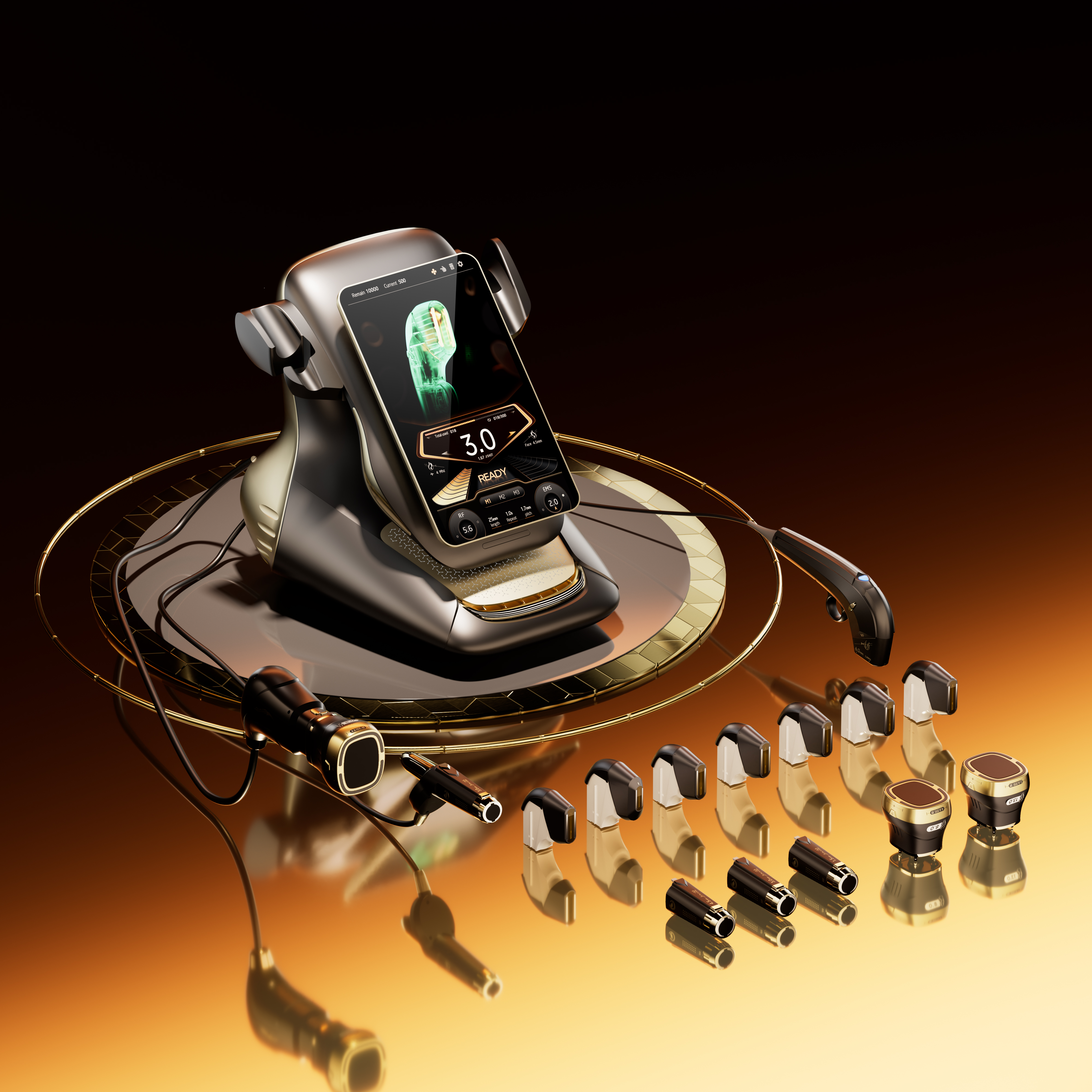 New Arrival 3 in 1 25D Max Hifu Machine RF 22D Hifu Professional Face Treatment Lipo Full Body Slimming Equipment