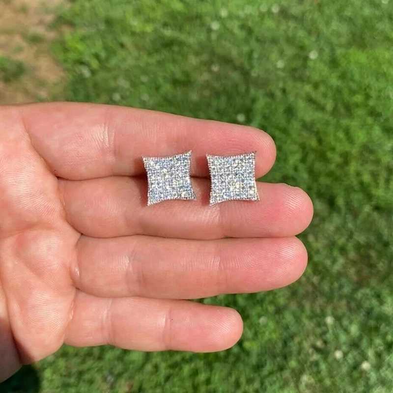 8-Color Shining Silver Ear Studs Lady Stylish Jewelry Brilliant Cubic Zirconia Earrings Accessories for Engagement Ceremony XJ250718