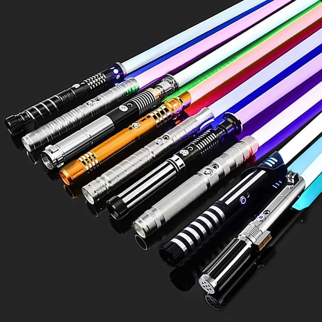 RGB Metal Lightsaber Laser Sword Toys Light Saber Sword Toys Saber De Luz Toys Kpop Lightstick Zabki Toy Y250719