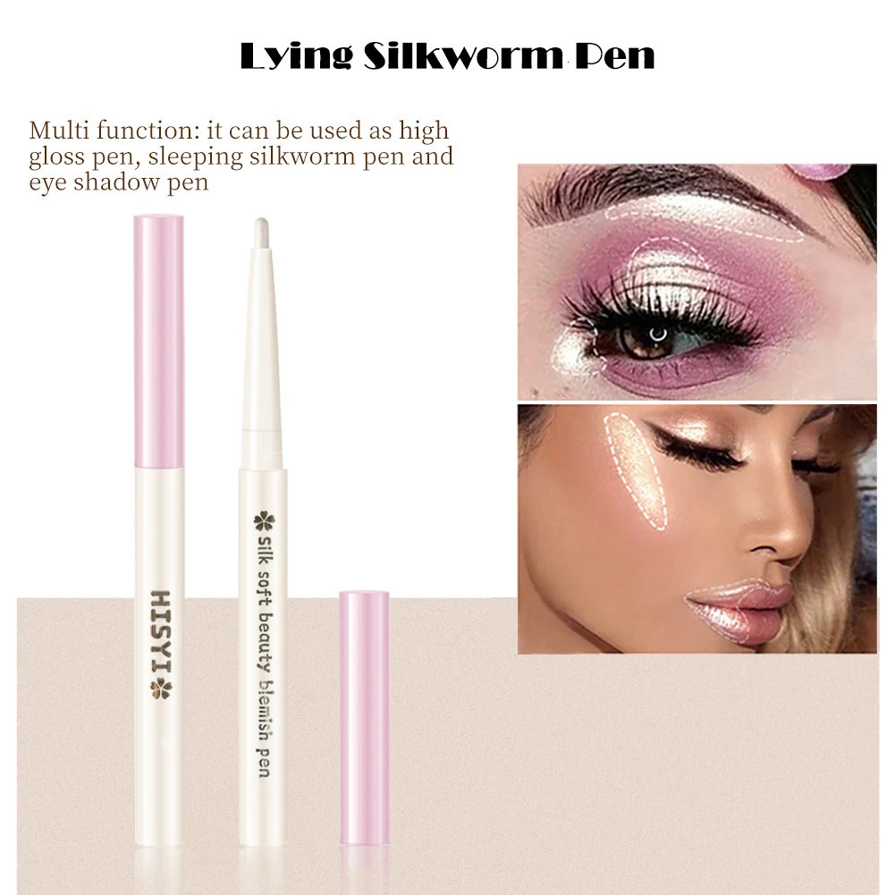 HISYI Two-In-One Lying Silkworm Pen Brightens down Waterproof Sweat-Proof Non-Smudge High-Light 3D Liquid Eyeliner Pen 250717