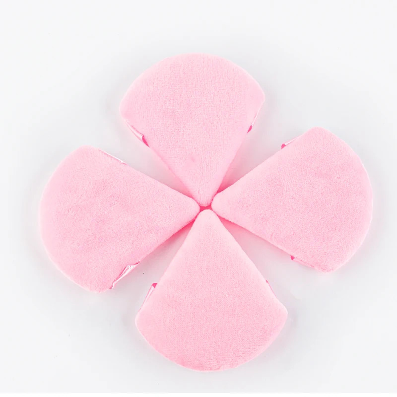 1236Pcs Triangle Velvet Powder Puff Face Cosmetic Eye Beauty Makeup Tool Reusable Sponge Washable Mini Accessorie 250716