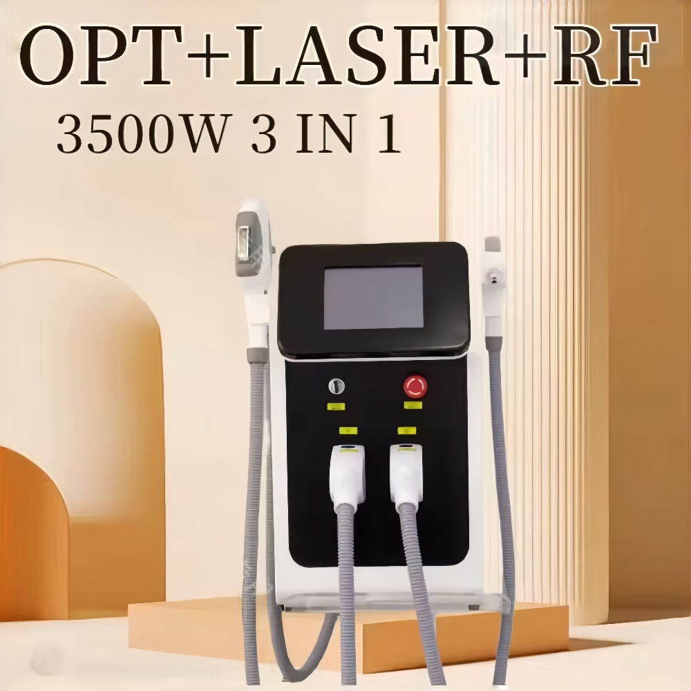 Multi Functional IPL OPT Laser Permanent Hair Removal Tattoo Machine 3 IN 1 ND YAG Q Switch Red Blood Skin Lift Face Lift