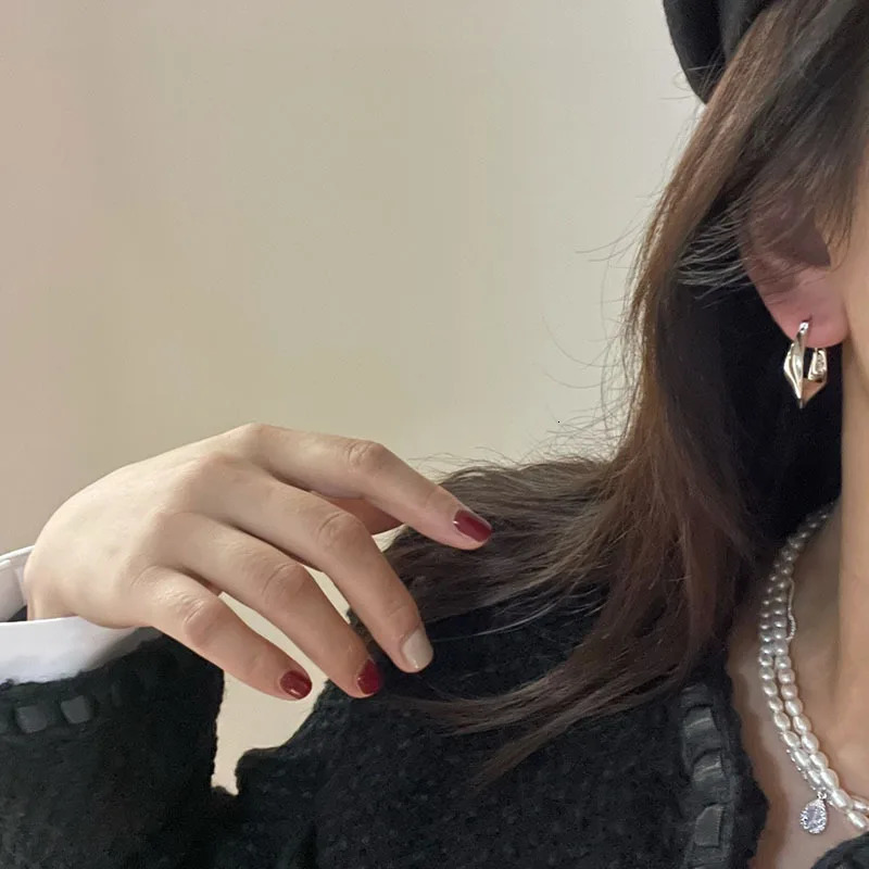 925 Sterling Silver Irregular Shape Earrings Charming Personalised Fashion Earrings Birthday Gift for Women Fine Jewellery 250715