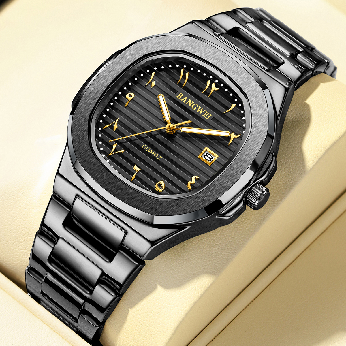 LIGE Men's Watch Fashion Sports Watch Stainless steel strap exquisite suit watches and fashion business watches 30m waterproof watches holiday gi