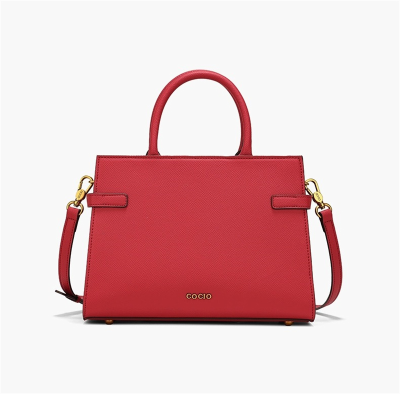 COCIO designer Shoulder Bags New Handheld Solid Color High Quality Womens Bag Genuine Leather Lady Bag
