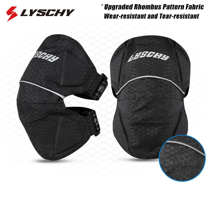LYSCHY Motorcycle Knee Pads Summer Breathable Motocross Guards Night Reflective Racing Protection Kneepads Motorbike 250708