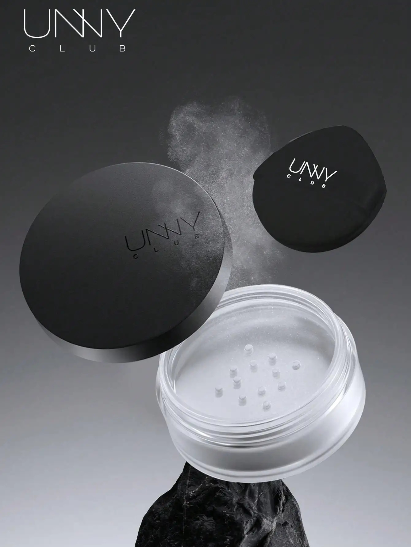 UNNY CLUB High Definition Loose Powder Setting Powder Oil Control Mist Matte Soft Lightweight Long-Lasting Focus Effect 250716