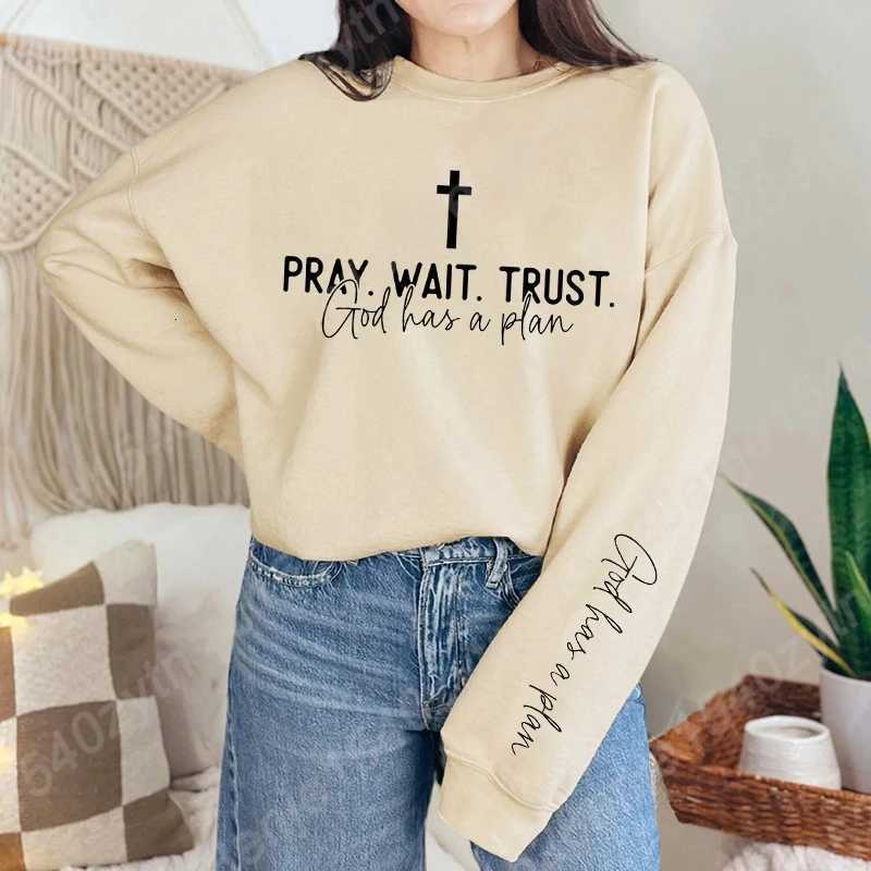 Uplifting Christian Quote Crewneck Sweatshirt Long Sleeve Womens Fashion Oversized Sweatshirts Inspirational Print Pullovers Z250719