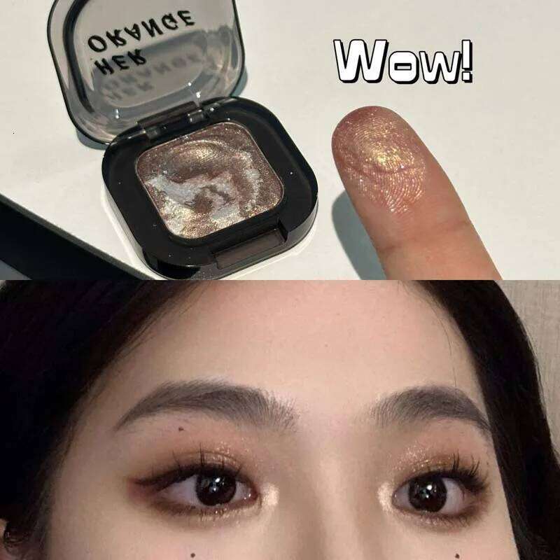 Creamy Marble Eyeshadow Palette Veety Smooth Sparkle Shimmer Monochrome Shadow Long-Lasting Silkworm Brighten Highgloss X250719