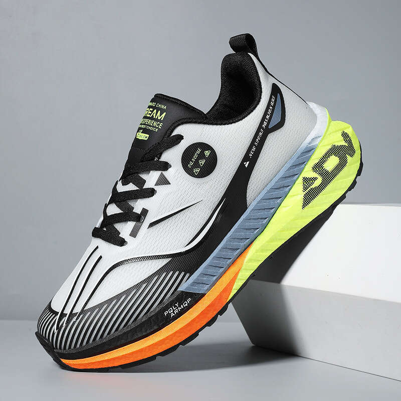 2025 Spring New Men's Trail Lightweight Shock Absorption Non-Slip Sports Youth Carbon Plate Running Shoes Men