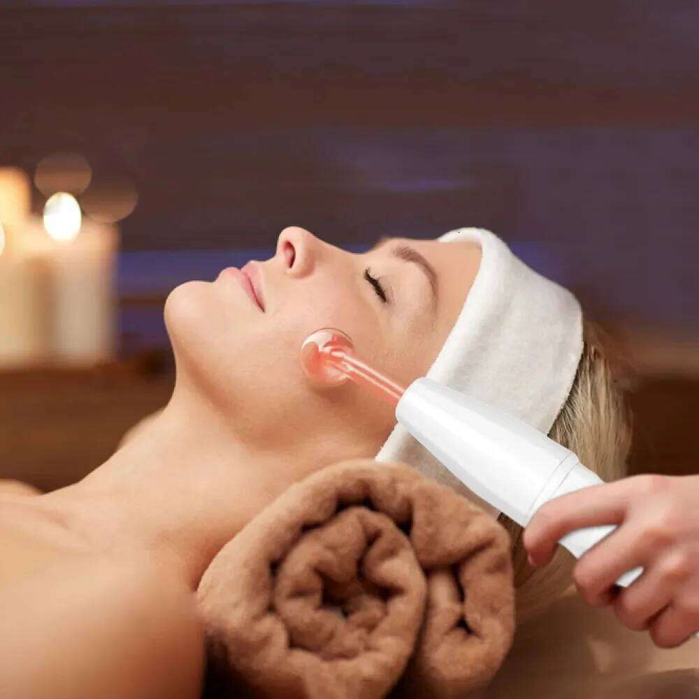 Portable High Frequency Electrodes Glass Tube for Facial Body Wand Acne Spot Wrinkle Removal Skin Care Beauty Tools