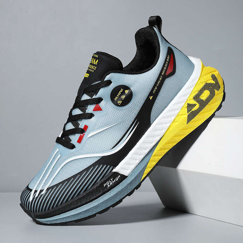 2025 Spring New Men's Trail Lightweight Shock Absorption Non-Slip Sports Youth Carbon Plate Running Shoes Men