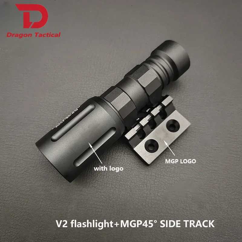New Tactical SF V2 1000/1300LM Flashlight Adventure Scout Light With MLOK System Offset Mount And Dual Function Pure Switch XJ250718