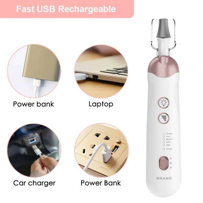 Professional Portable Electric Nail File Set 5 Speeds Hand Foot Care Tool for Calluses Thick Nails Grind Trim Polish Cuticle