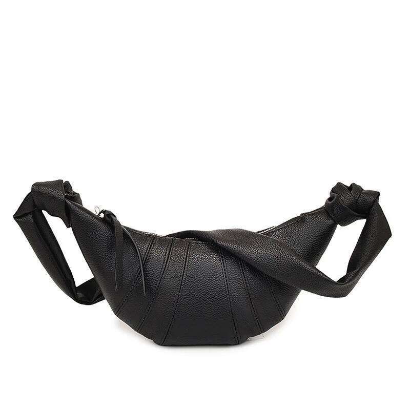 2025 Genuine Leather Croissant Hobo Bag, Women's Crossbody Purse, Vintage Textured Shoulder Tote for Daily Outfits Travel