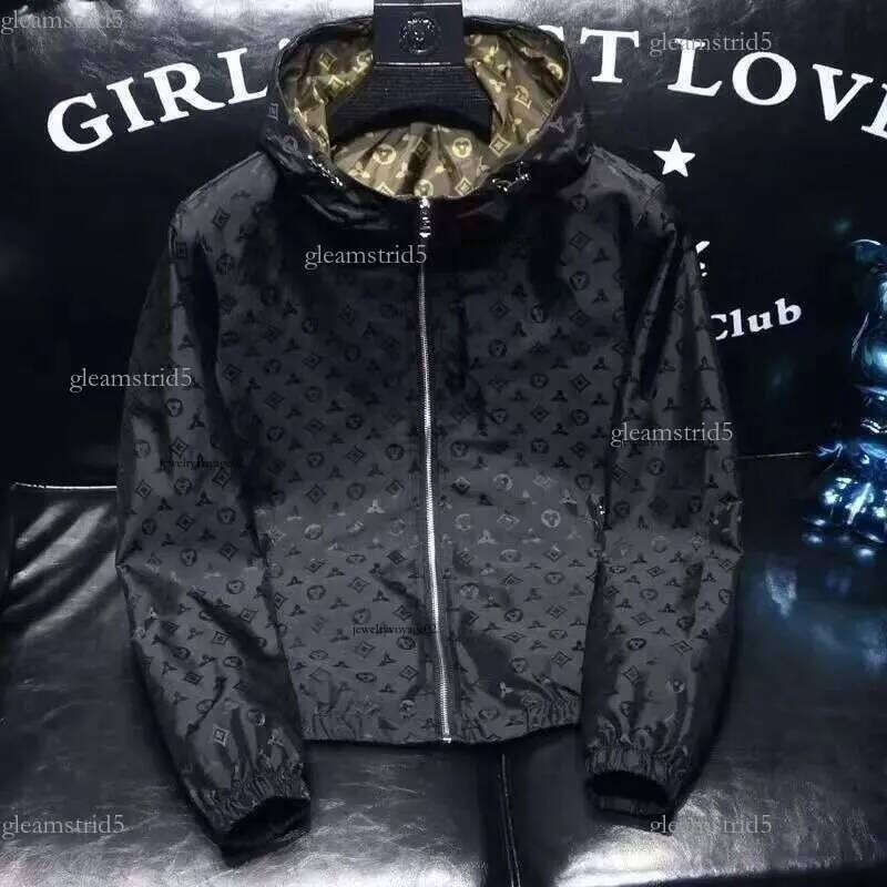 Louise Jacket Designer Jacket Men's Mens Spring Autumn Coat Fashion Hooded Sports Windbreaker Zipper Coats Man Outerwear Designers Clothing Lvly Jackets 95F