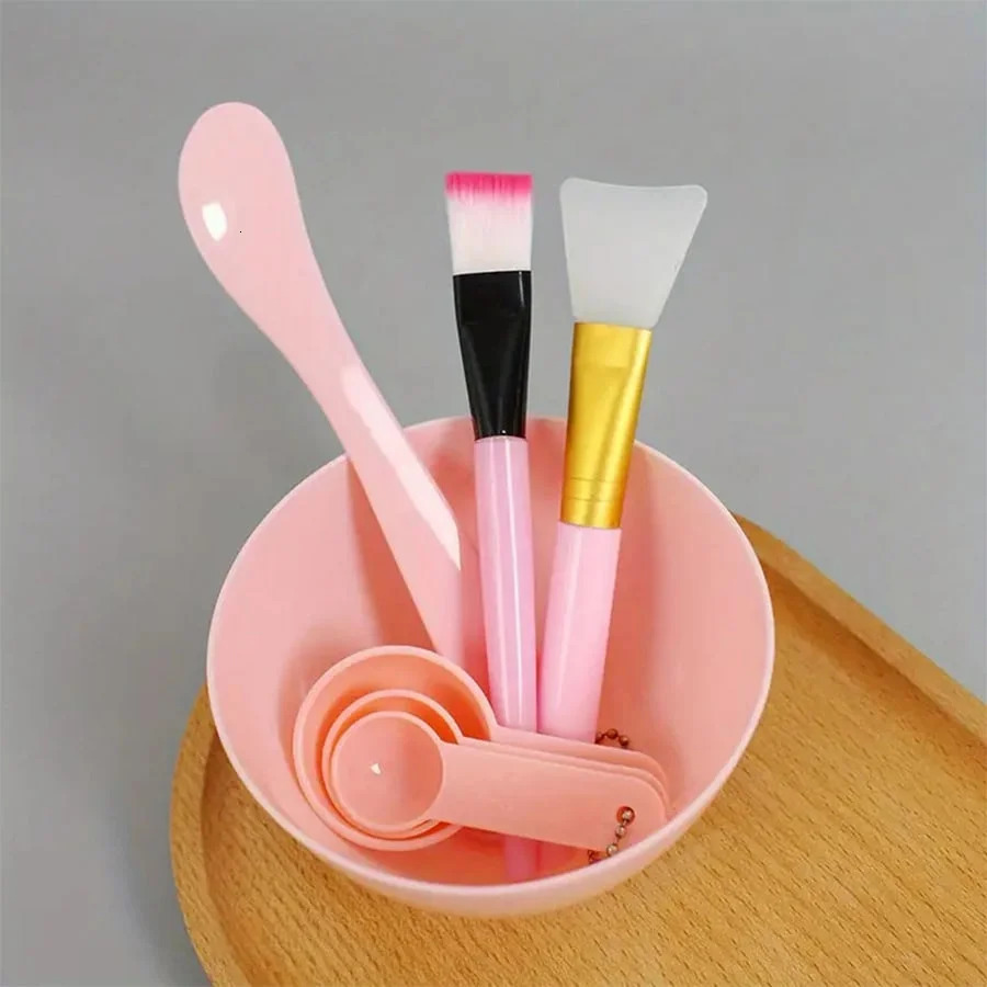7pcsSet DIY Face Mask Mixing Tools Applicator Spatula Bowl Spoons Applying Masks And Skin Care Products 250716
