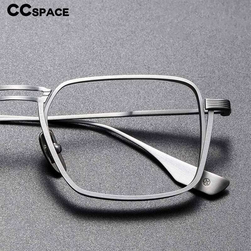 53229 Retro Square Pure Titanium Upscale Glasses Frames Men Women Fashion Optical Eyeglasses
