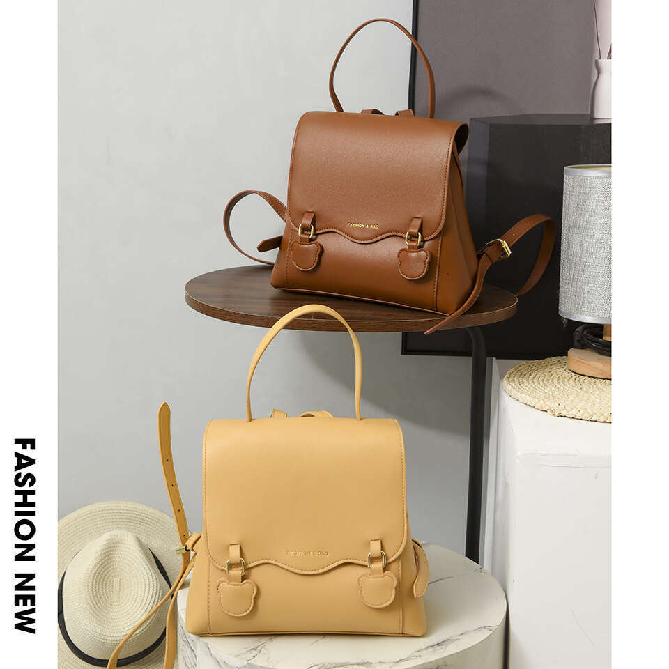 High-end Texture Backpack for Women, New Simple Casual Versatile Commuter Fashion Briefcase Niche Women's Bag