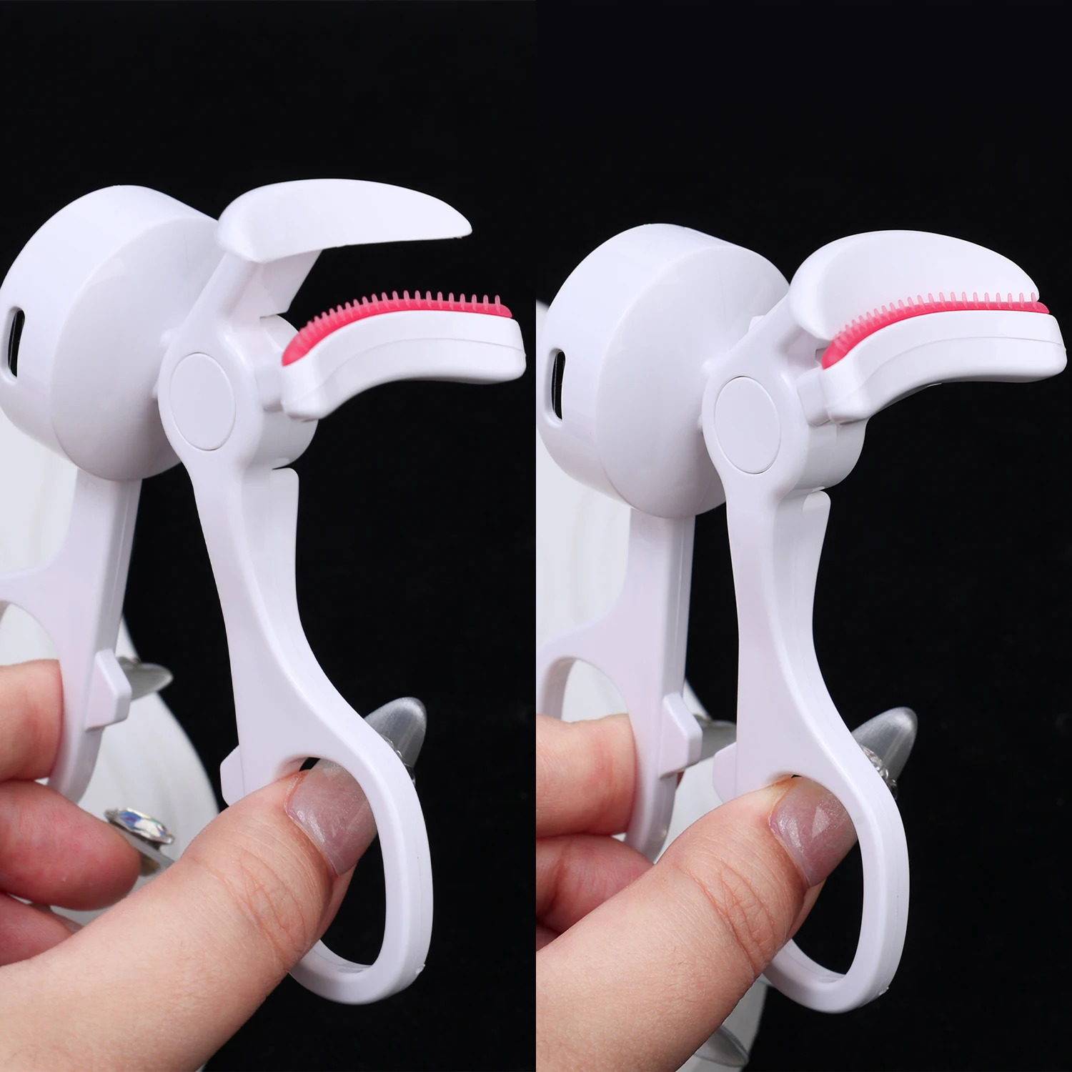 Long Lasting Electric Eyelash Curler Intelligent Temperature Rechargeable Electric Heated Comb Eye Lash Natural Curling Eye Tool 250716