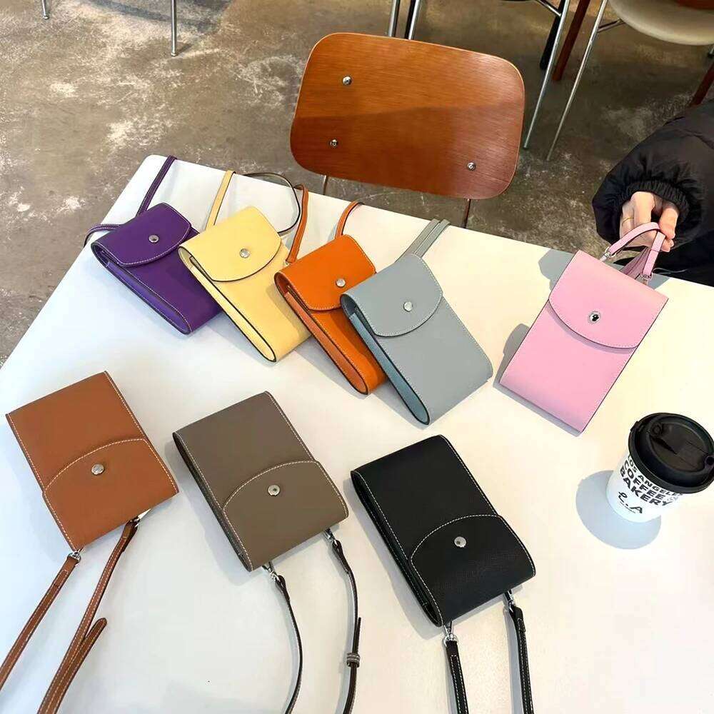 Fashion Palm Leather Phone Custom Letters Small Sling Shoulder Bag Personalize Name Women Crossbody New Handbag