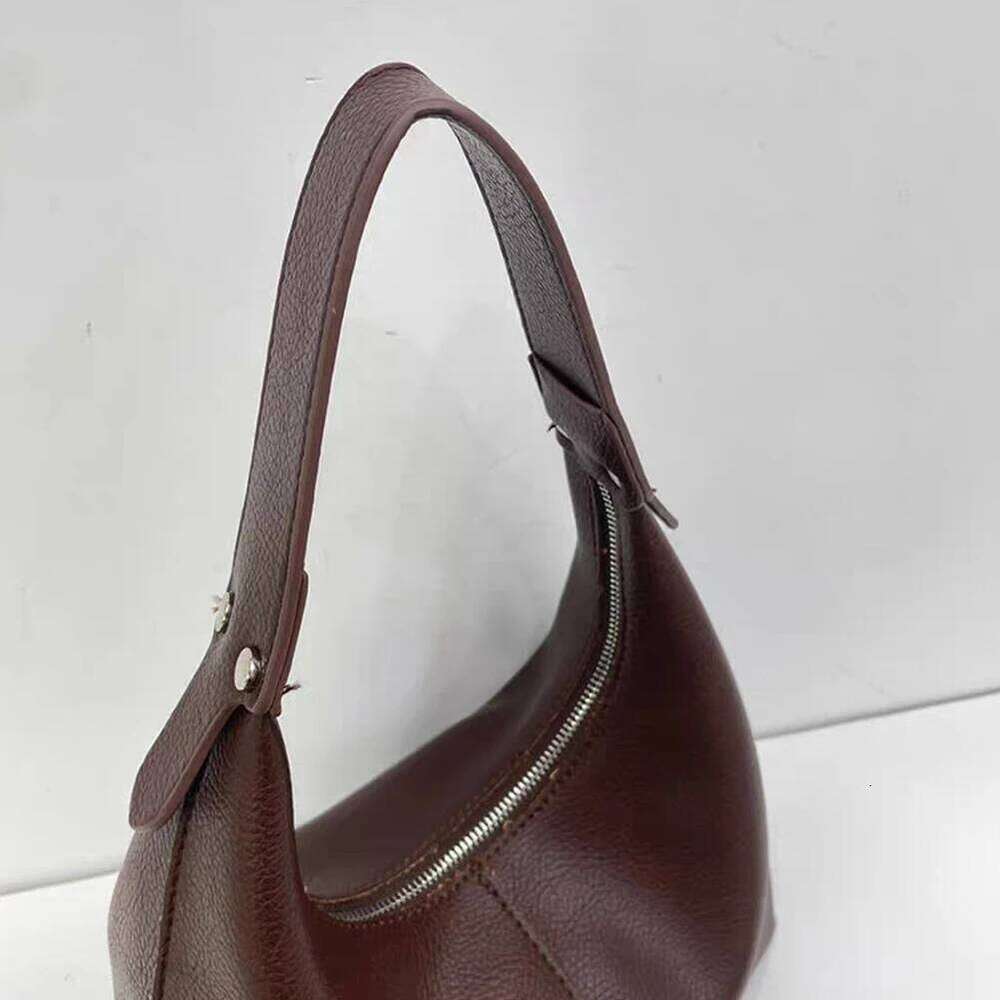 Women Vintage Underarm PU Leather Soft Hobo Shoulder Bags New Solid Color Casual Armpit Handbag Girls Outdoor Daily Tote Bag