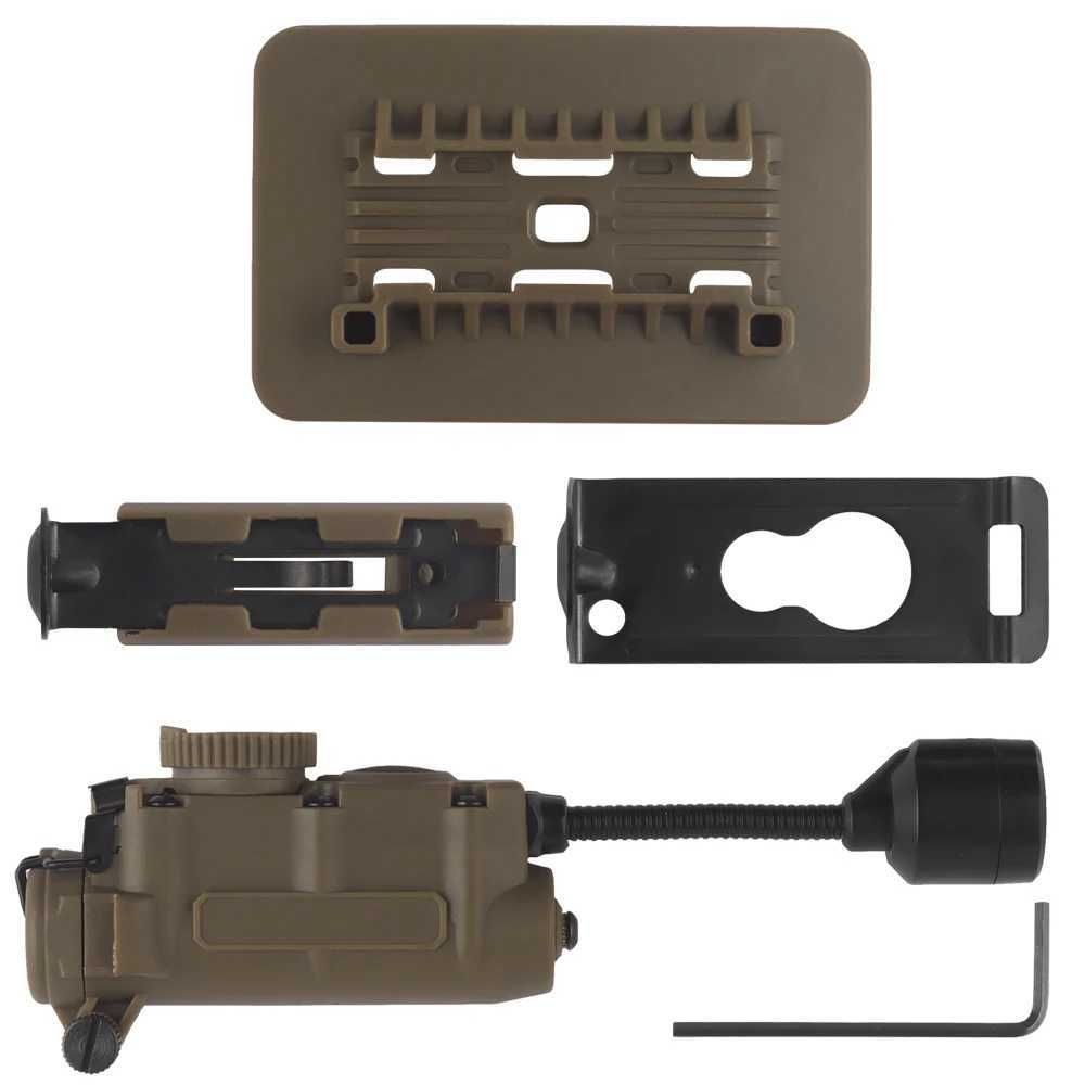 Sidewinder Helmet Lamp Tactical Strobe Light Red/Green/Blue/White/IR IFF Light Hunting Fishing Auxiliary D Flashlight XJ250718