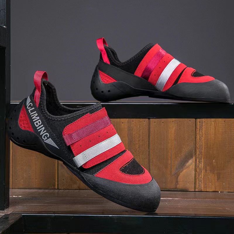 Rock climbing shoes for men and women adult indoor professional entry level training shoes breathable decompression and non slip