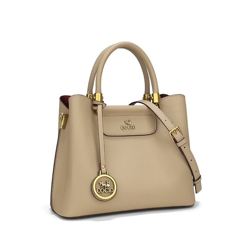 COCIO designer Shoulder Bags High end leather large capacity portable tote bag fashionable versatile crossbody bag