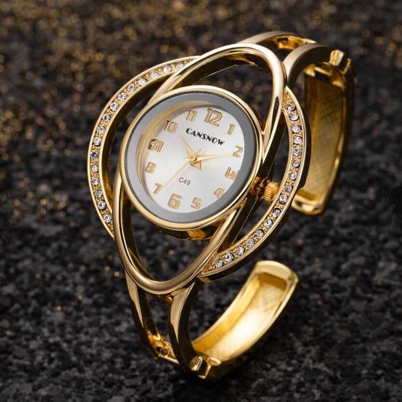 Femme Luxury Steel Women Bracelet Watch Montre Band Quartz Wristwatch Female Clock Relogio Feminino Hand Bangle Watch Gift for Women W250718