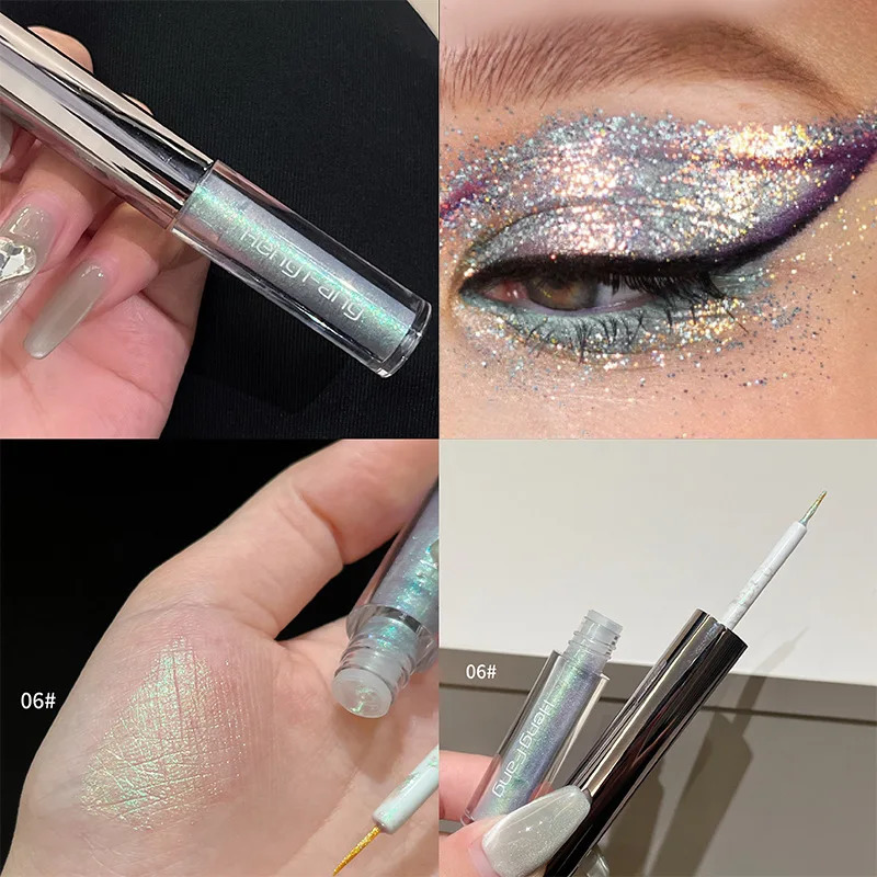 Glitter Chameleons Eyeliner Multi Chrome Eyeliner Lasting Shiny Metallic Eyeshadow Eyeliner Green Purple Makeup Pigment Cosmetic 250716