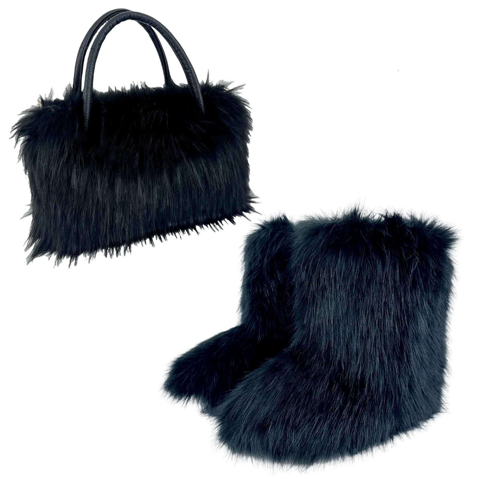 Fashion Women Handbag Autumn Winter Faux Fur Fluffy Handbags Soft Plush er Ladies Girl Shopper Purses for Travel Shopping 250717