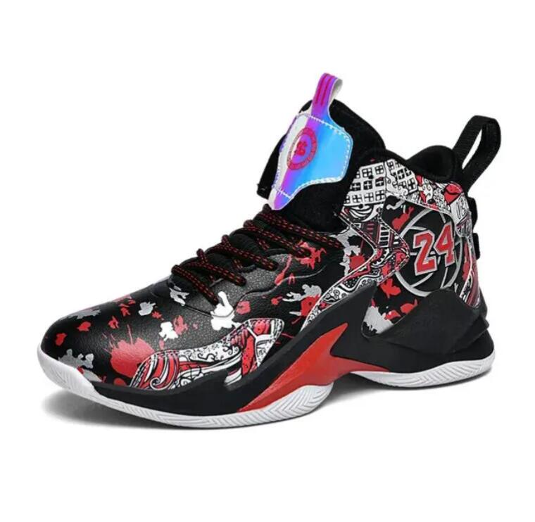 Top 24 and 23 Basketball Shoes sneaker Casual Black Purple Shock-Absorbing Non-Slip Sports Sneakers Z 7.2-3