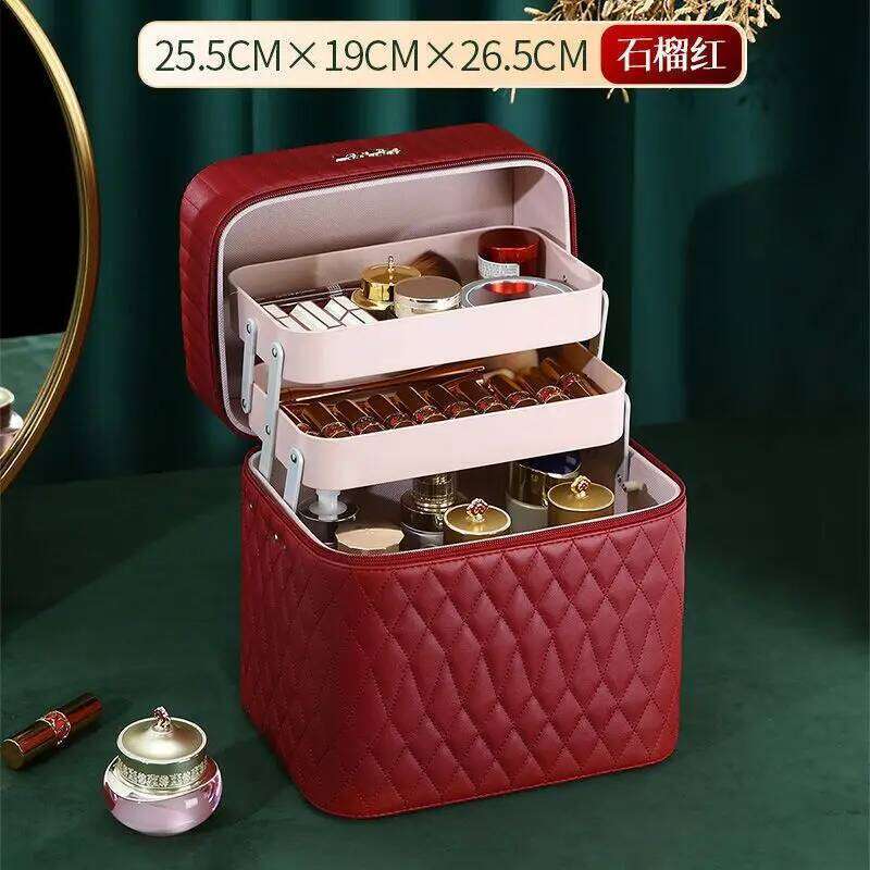 Bag Portable Multifunctional Organizer Box Out Handheld Cosmetic Case