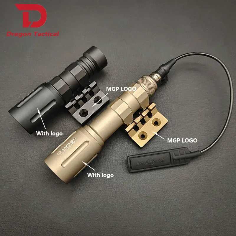 New Tactical SF V2 1000/1300LM Flashlight Adventure Scout Light With MLOK System Offset Mount And Dual Function Pure Switch XJ250718