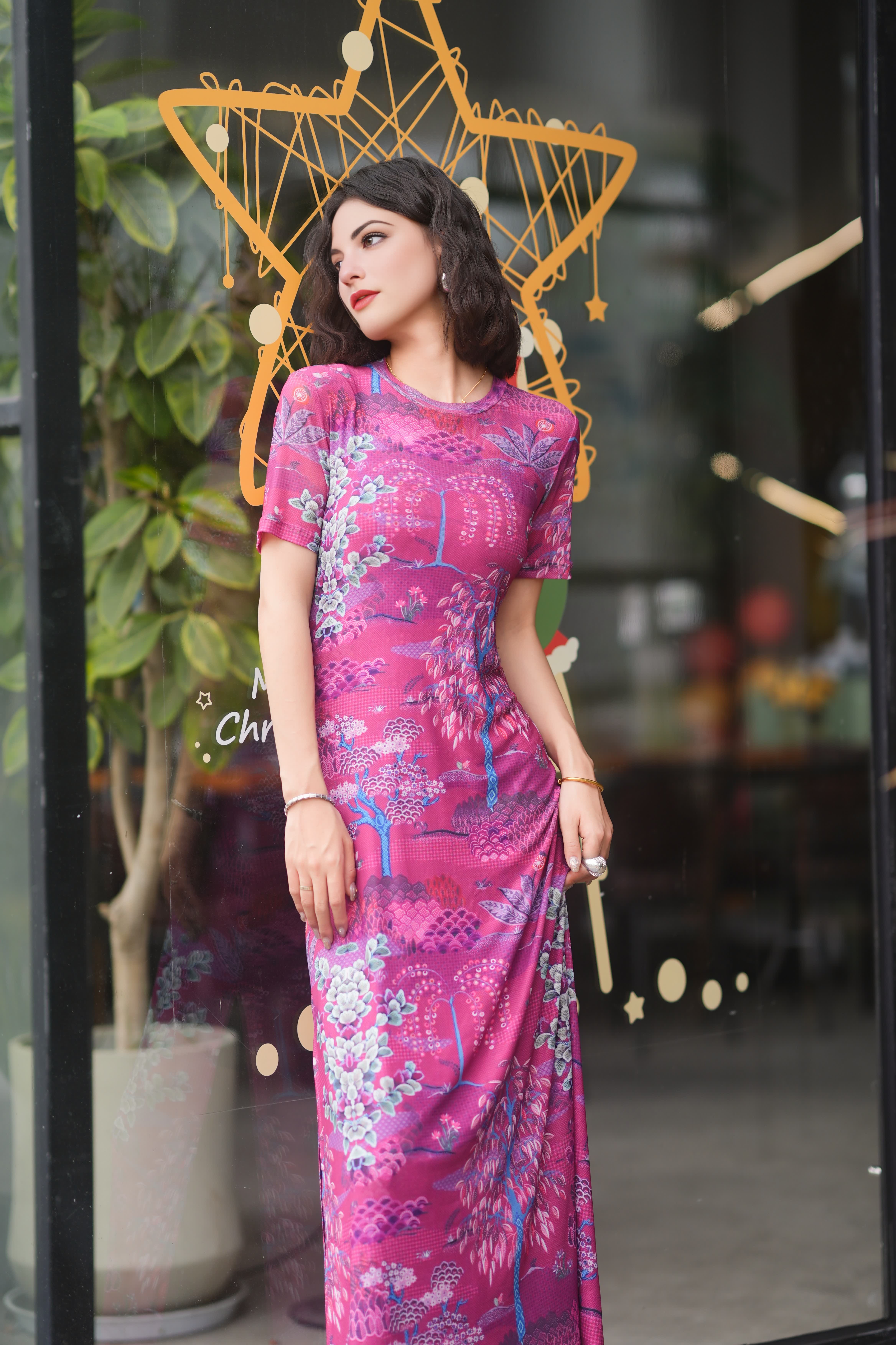 HZHJ original pink designer dress for woman French style high quality for festival,party,birthday,be gift for mom and girl friend