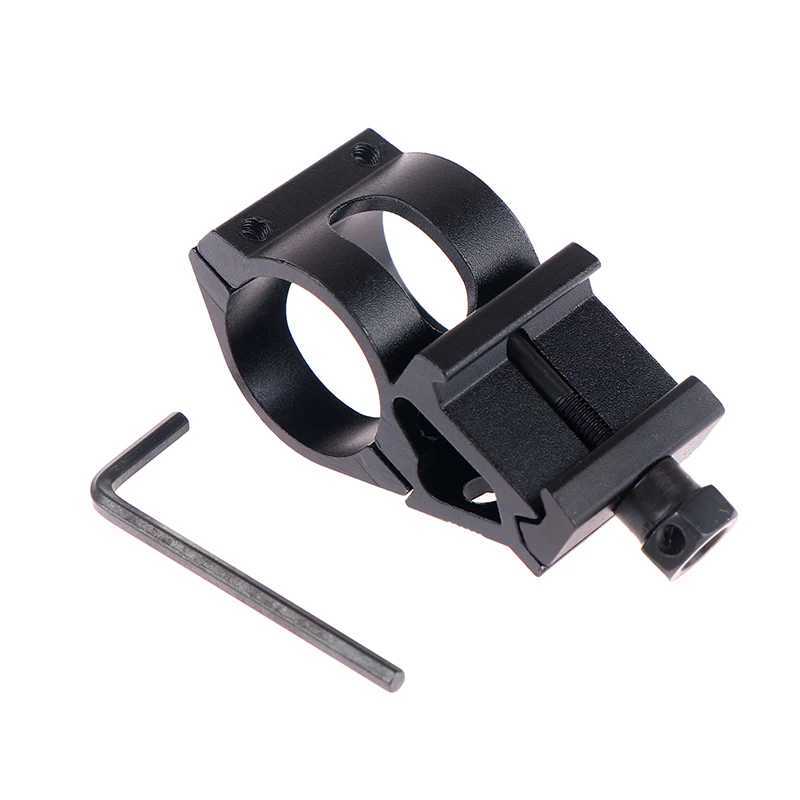 1 Pair Tactical 25.4mm Quick Release Offset Flashlight Scope Mount 20mm Rail 45 Degree Sight Mount Hunting Accessories XJ250718