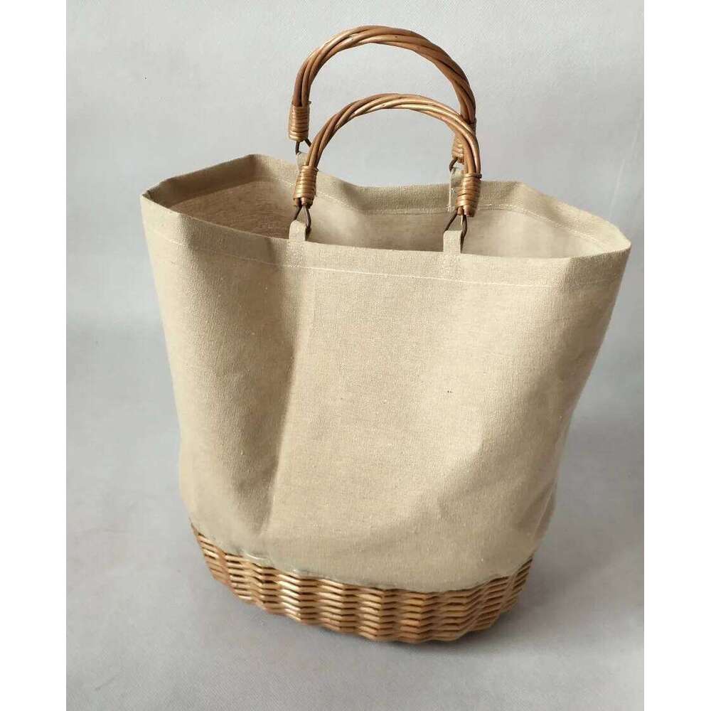 Handmade Wicker Rattan Top Handle Straw Beach Shoulder Holiday Bag Bridesmaid Tote Wedding Party Gift
