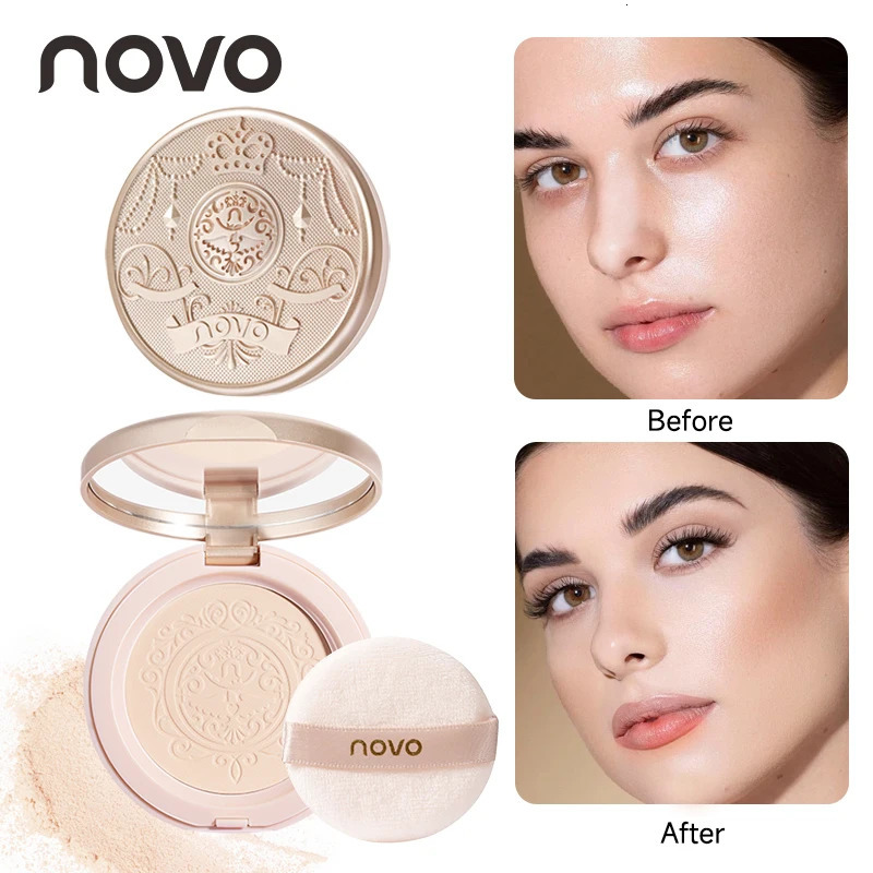 European Embossed Matte Setting Powder Waterproof And Sweat-Proof Long-Lasting Breathable Finely Milled Smooth Skin Makeup 250716